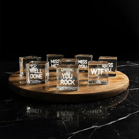 Custom 30 Engraved Cubes Combo – Holiday Edition