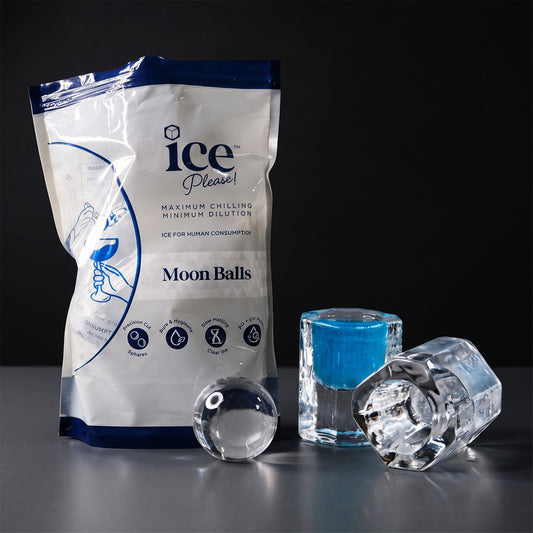 The Host Essentials: 5 Packs of Moon Balls (Pack of 6 each) + 5 Shot Glasses