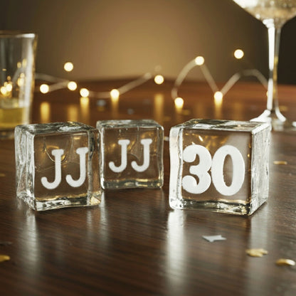 Your Signature Sip: 30 Custom Engraved Cubes Combo